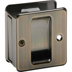 Buy 😉 Schlage Passage Antique Brass Pocket Door Pull 💯