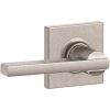 Coupon 🔥 Schlage Latitude Satin Nickel Lever Hall And Closet Lock ⌛