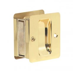 Best Sale 🔔 Schlage Passage Polished Brass Pocket Door Pull 🧨