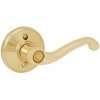 New 😍 Schlage Polished Brass Flair Privacy Door Lever 😉