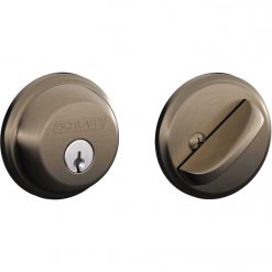Best reviews of 👏 Schlage Antique Pewter Single Cylinder Deadbolt 👏