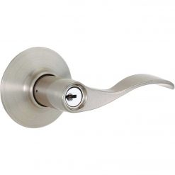 Flash Sale ❤️ Schlage Satin Nickel Accent Entry Door Lever 👍