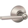 Outlet 👏 Schlage Latitude Satin Nickel Privacy Door Lever 😀