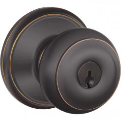 Top 10 🎁 Schlage Georgian Aged Bronze Entry Door Knob 🎁