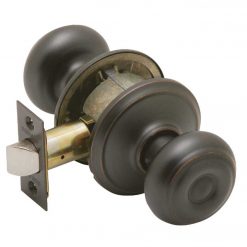 Cheapest 🥰 Schlage Georgian Aged Bronze Hall & Closet Door Knob ✔️