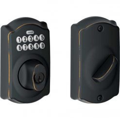 Wholesale 👏 Schlage Keypad Aged Bronze Electronic Deadbolt 🛒