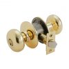 Outlet 😍 Schlage Plymouth Bright Brass Entry Door Knob 🔥