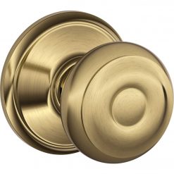 Best Pirce 😍 Schlage Georgian Antique Brass Hall & Closet Door Knob 💯
