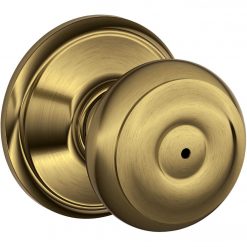 Wholesale 🌟 Schlage Georgian Antique Brass Bed & Bath Door Knob 🔔