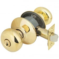 Best deal 🎉 Schlage Plymouth Ultima Bright Brass Entry Door Knob ✔️