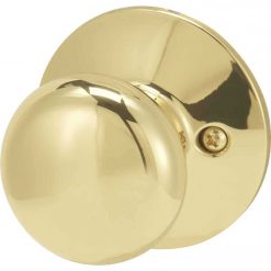 Budget 🤩 Schlage Bright Brass Plymouth Dummy Door Knob 👍