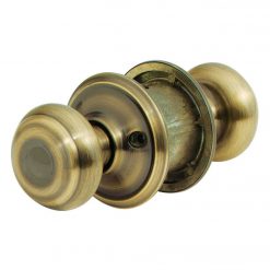 Buy 🌟 Schlage Georgian Antique Brass Hall & Closet Door Knob ⭐
