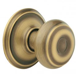 Cheapest ⭐ Schlage Antique Brass Georgian Dummy Door Knob 🧨