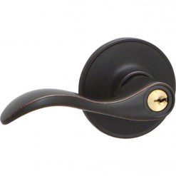 Outlet 🔥 Schlage Dexter Aged Bronze Seville Entry Door Lever 🧨