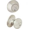 Buy 🤩 Schlage Dexter Satin Nickel Deadbolt And Door Knob Combo 😉