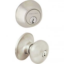 Buy 🤩 Schlage Dexter Satin Nickel Deadbolt And Door Knob Combo 😉