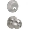 Coupon 🎉 Schlage Dexter Satin Nickel Deadbolt And Door Knob Combo 🛒