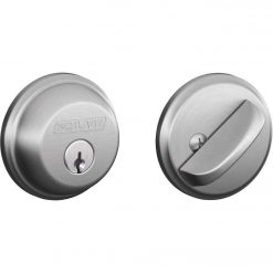 Best reviews of 🥰 Schlage Satin Chrome Light-Duty Commercial Single Cylinder Deadbolt 👍