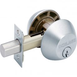 Best Pirce 👏 Schlage Light-Duty Commercial Satin Chrome Double Cylinder Deadbolt 👍