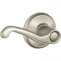 Hot Sale ⭐ Schlage Satin Nickel Flair Passage Door Lever ❤️