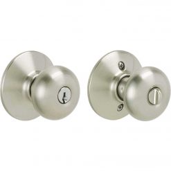 Flash Sale 🔥 Schlage Plymouth Satin Nickel Entry Door Knob 🤩