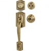 Wholesale ✔️ Schlage Antique Brass Entry Door Handleset 😍