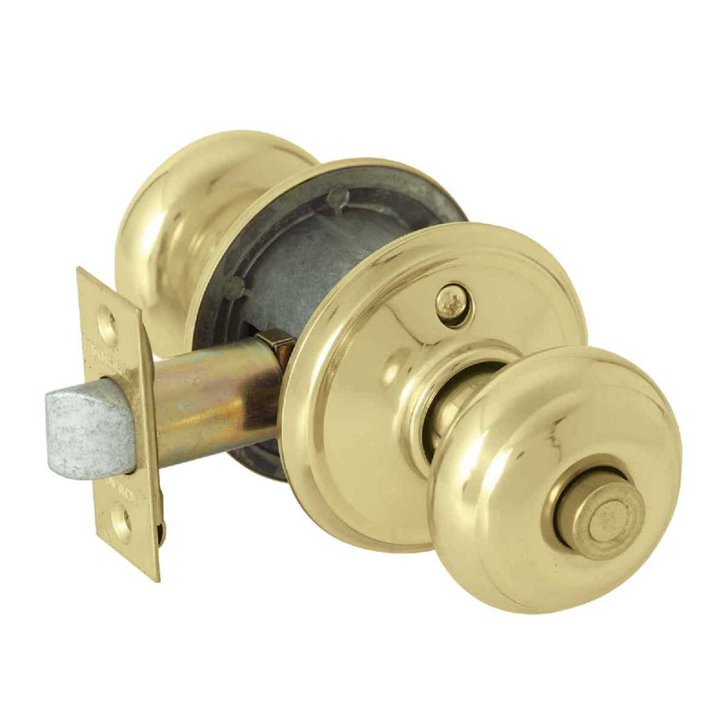 Cheap 😉 Schlage Georgian Bright Brass Bed & Bath Door Knob ⌛