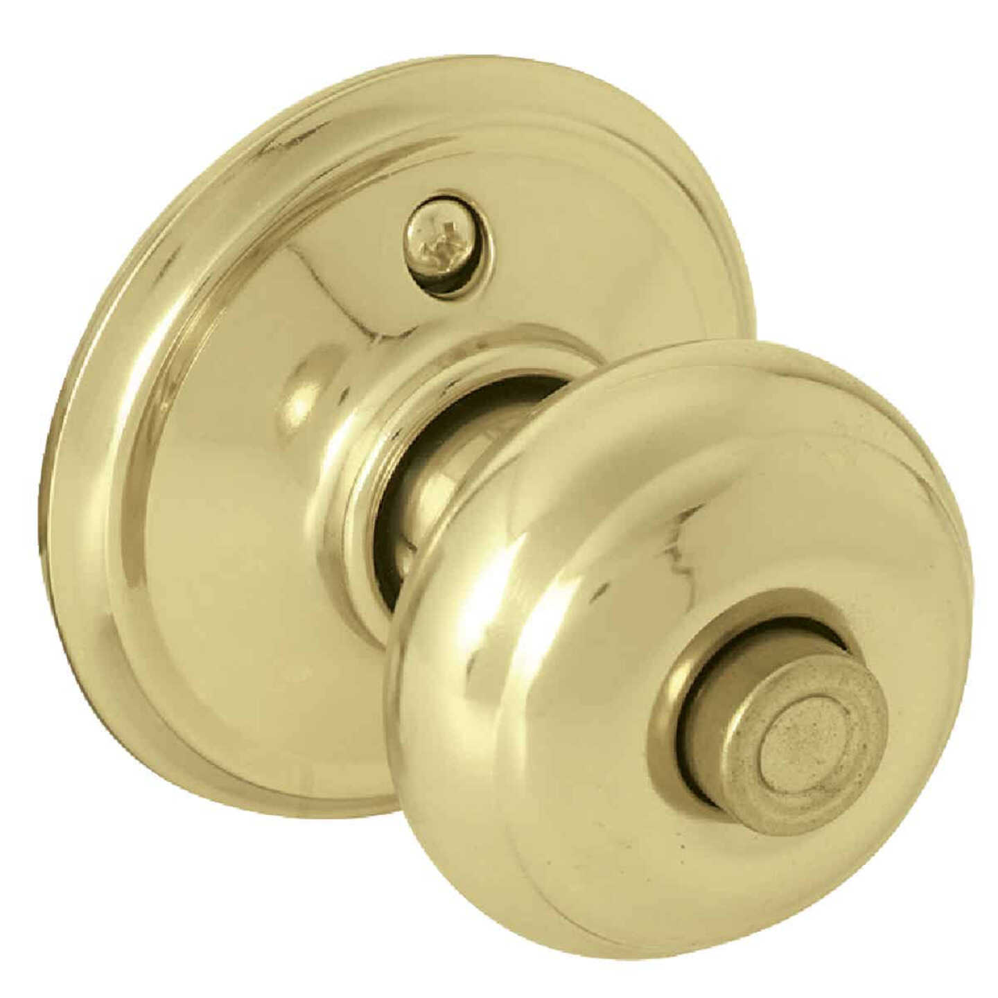 Cheap 😉 Schlage Georgian Bright Brass Bed & Bath Door Knob ⌛ - Image 2