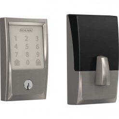Cheapest ⭐ Schlage Encode Smart WiFi Deadbolt With Satin Nickel Century Trim 🔔
