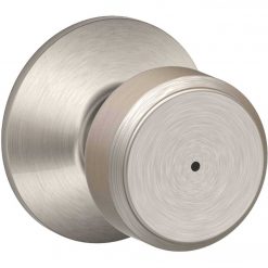 Cheapest ⌛ Schlage Bowery Satin Nickel Privacy Door Knob ✔️
