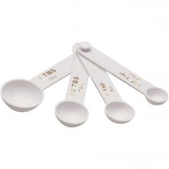 Discount 😀 Norpro White Plastic Measuring Spoons (4-Piece) 🌟