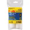 New 🎉 Purdy White Dove 4-1/2 In. X 1/4 In. Jumbo Mini Woven Fabric Roller Cover (2-Pack) ⭐
