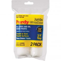 Best Sale ⌛ Purdy White Dove 4-1/2 In. X 3/8 In. Jumbo Mini Woven Fabric Roller Cover (2-Pack) 👍