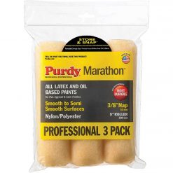 Discount ✨ Purdy Marathon 9 In. X 3/8 In. Knit Fabric Roller Cover (3-Pack) 🌟